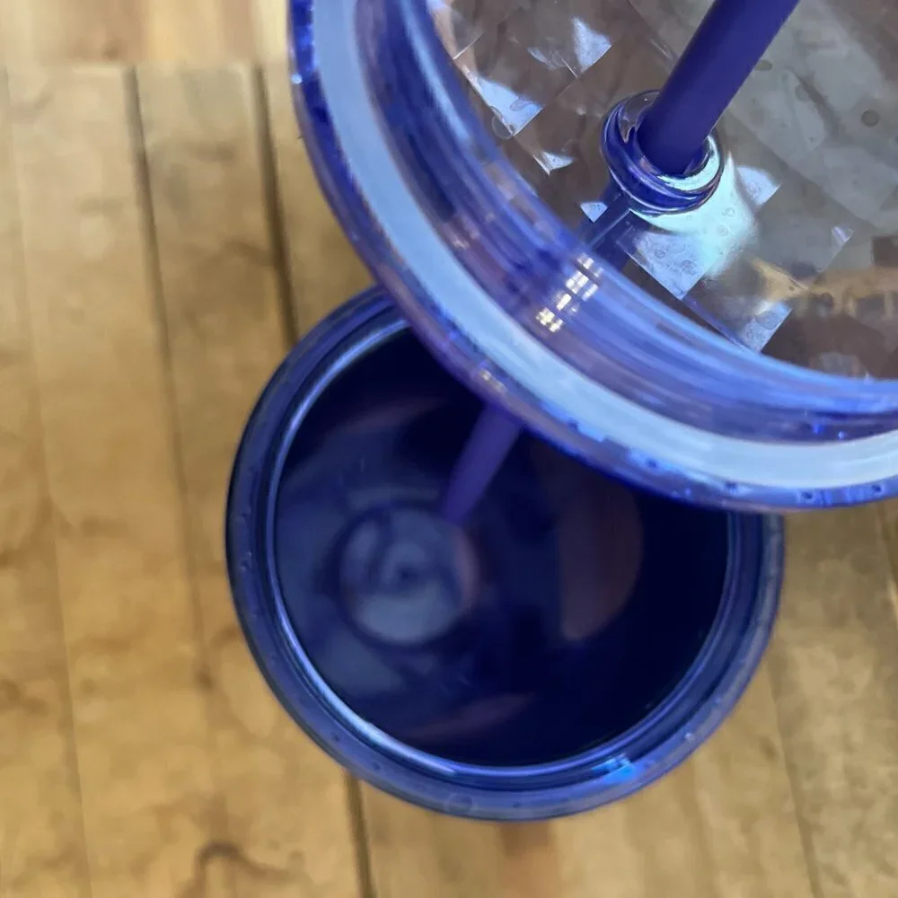 Starbucks 2022 Purple Fall Kaleidoscope Iridescent Dome 24OZ Vent Tumbler
